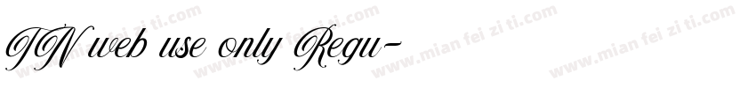 TN web use only Regu字体转换